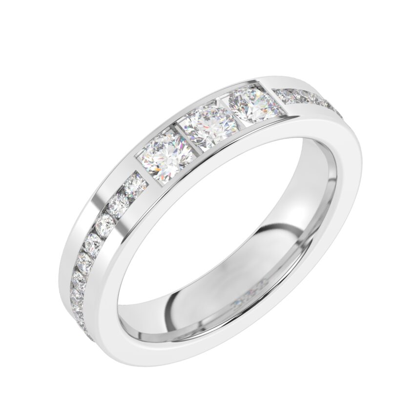 Custom Diamond Wedding Band – Patsy Wesson Jewelry Design